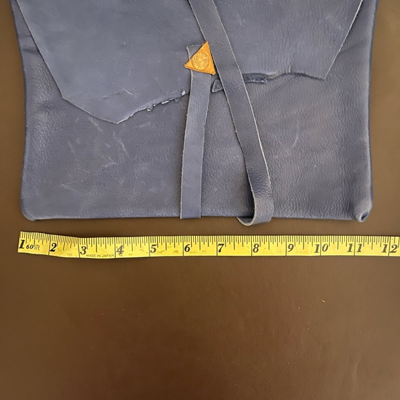 Handmade leather purse -one pocket - Picture 3 of 4